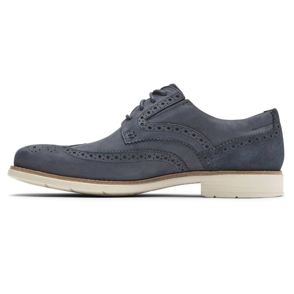 Rockport Joggesko Herre Blå - Total Motion Classic Dress Wingtip - HGWM23796